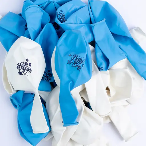 Шарик воздушный латексный с принтом 30 см (25) Baby boy, IDEA7-PB-46 - фото 3