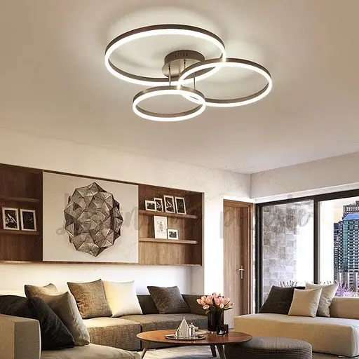 LED люстра Anelli Coffee на 3 кільця | Арт. A 8008/3 BCoffee | Line F - фото 6