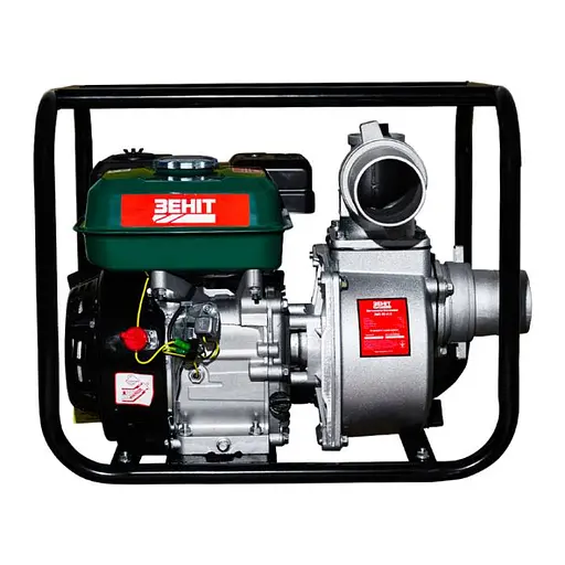 Zenit Мотопомпа бензиновая ЗМП-80 v2.0, 60 м3/ч (1000л/мин) 6.5л.с, 25 кг - фото 1