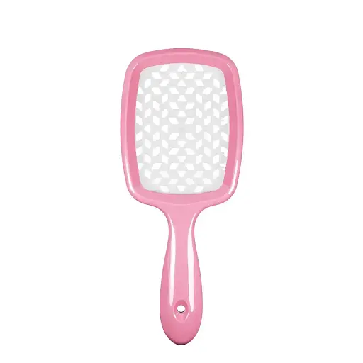 Щітка для волосся Salon Professional SP0099 SL масажна, продувна 20 см рожева з білим - фото 3