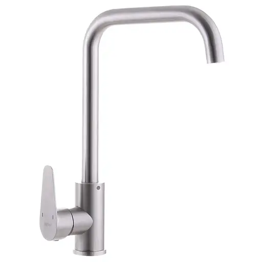 Змішувач для кухні Zerix Fox-011G ZX3113 Нержавіюча сталь - фото 1