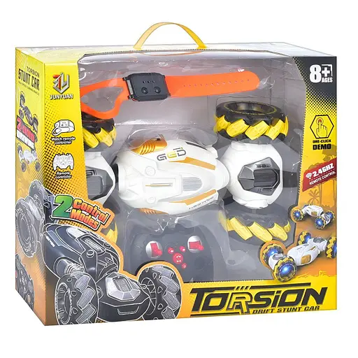 Машинка QX036-01 трюкова р/к, 33 см, керування жестами, 2.4G, світло та музика - фото 2