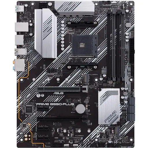 Материнская плата ASUS PRIME B550-Plus (Prime B550-Plus) (Socket AM4, AMD B550, ATX) - фото 1