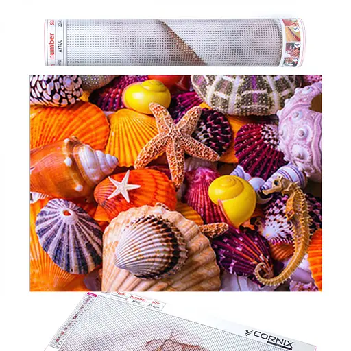 Набір алмазної мозаїки (вишивки) Cornix Art 40 x 30 см AY76 - фото 1