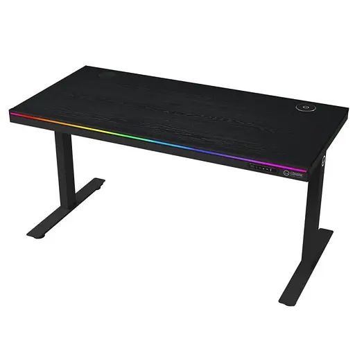 Геймерский стол Lorgar PRO 80W Wood Black (LRG-DP80W) - фото 1