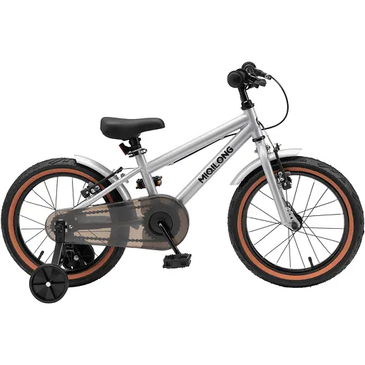 Детский велосипед Miqilong ST 16" серебряный (RBB-ST16-SILVER) - фото 4