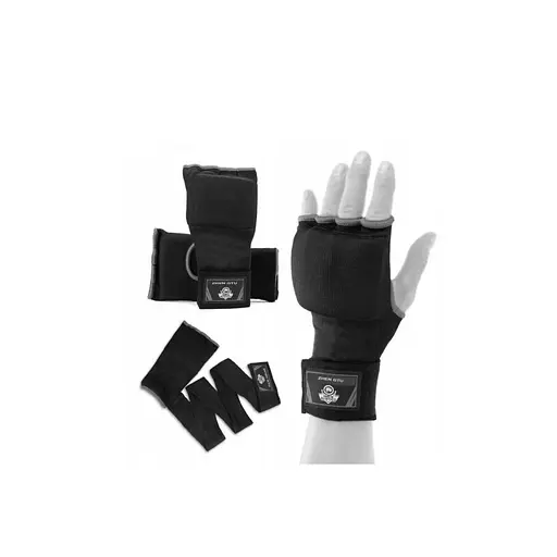 Рукавички-бинти Zhenbox NE-LG-BOX-1BK із гелевою вставкою, чорні, L/XL