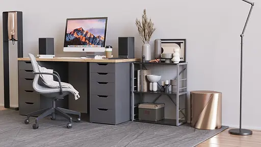 Этажерка 3/60 Серии Коннект 73x60x28 серый ДСП Сосна Кембра 16мм FRD-104271 - фото 3