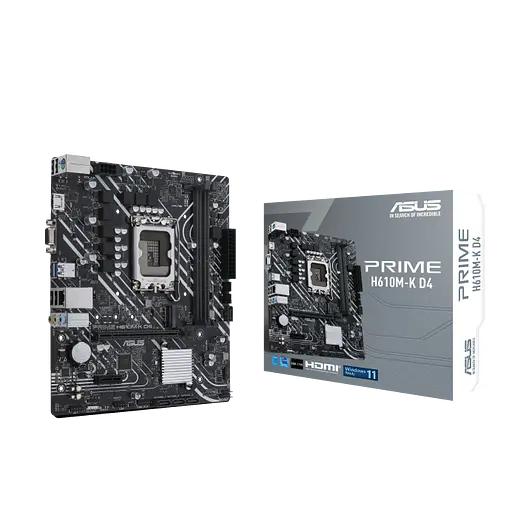 Материнська плата Asus H610M-K Prime LGA 1700 (PRIME H610M-K)