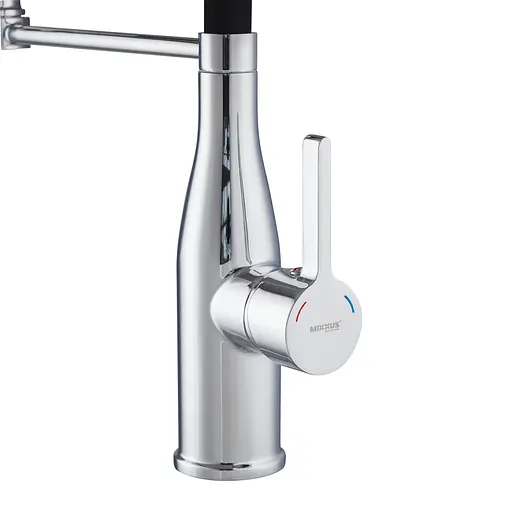 Змішувач для кухні Mixxus Premium Summer 017 з гнучким виливом MI6960 Хром - фото 4