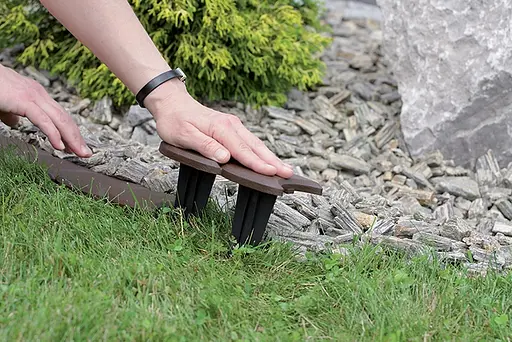 Палисад садовый Prosperplast Flat терракотовый 3.8 м - фото 3