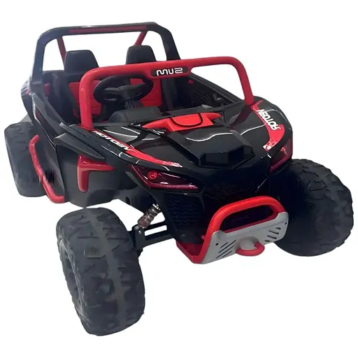 Електромобіль дитячий Bambi Джип M 6066EBLR-3 з Bluetooth 2 моторами 45W EVA колесами музикою та підсвіткою
