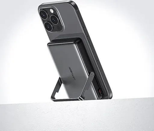 Павербанк Acefast Magnetic Wireless Black 10 000 mAh / 22.5 Вт (6974316284000) - фото 4