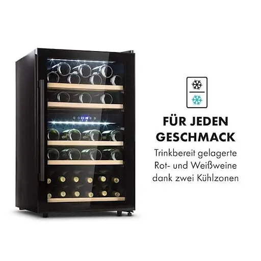 Вбудований винний холодильник Klarstein Barossa 40 Duo (10032924) - фото 4