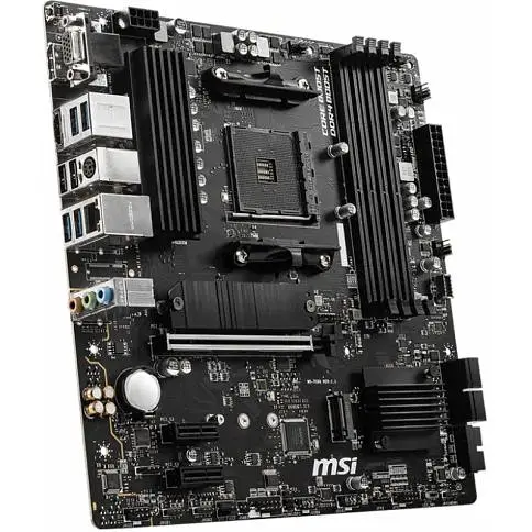 Материнська плата MSI AM4 (B550) B550M PRO-VDH, B550, 4xDDR4, Int.Video(CPU), 4xSATA3, 2xM.2, 1xPCI-E 16x 4.0, 2xPCI-E 1x 3.0, ALC892, RTL8111HN, 7xUSB3.2/6xUSB2.0, VGA/HDMI/DP, MicroATX - фото 3