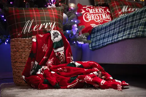 Плед Ardesto Flannel 160х200 см веселые олени (ART0117PB) - фото 5