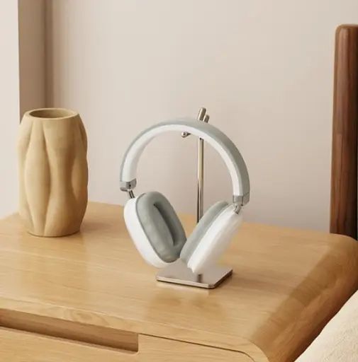 Наушники беспроводные накладные XO be45 Beiguo Headworn Bluetooth Earphones серебристые - фото 3