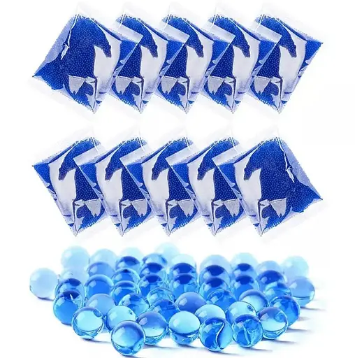 Гелевые шарики орбизы для детского оружия Голубой Neon Orbeez 7-8 мм 5000 шт. - фото 3