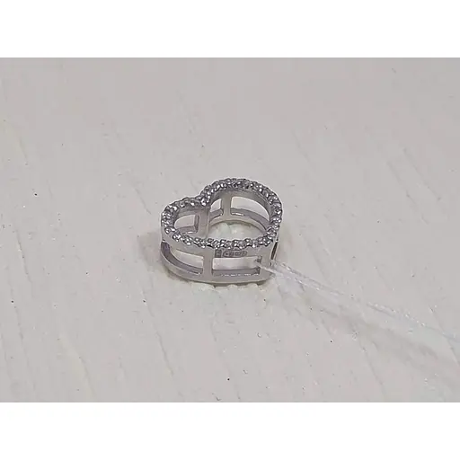 Серебряная подвеска Vegas Сердце с фианитами. 30047Р - фото 2