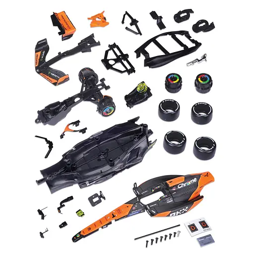 Авто-конструктор Mclaren MCL38 Bburago 18-28511 масштаб 1:24  - фото 9