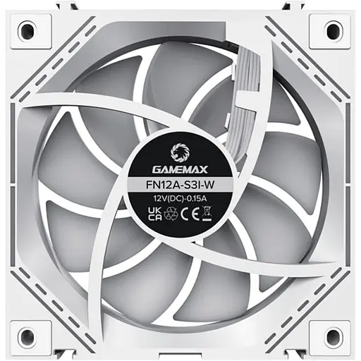 Комплект вентиляторов GameMax 120мм FN12A-S3I-W (FN12A-S3I-W) - фото 6