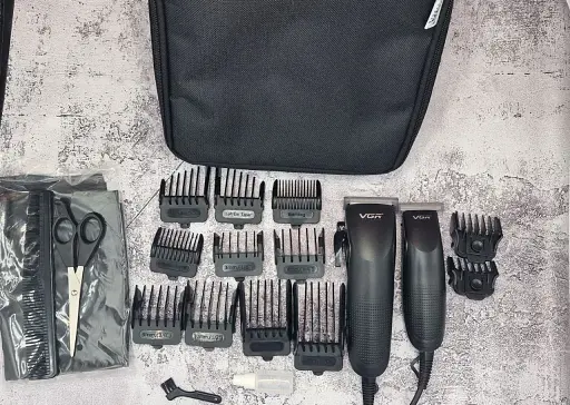 Набор для стрижки 2 в 1 VGR V-023 (машинка + триммер + кейс) - фото 4