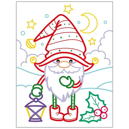 Детские цветные раскраски "Санта и друзья" Ранок 18712, 2-3 года - фото 3