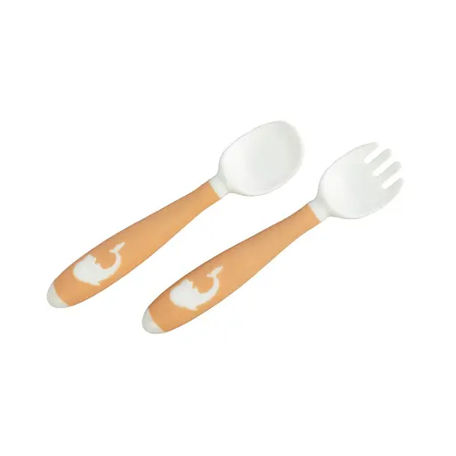Дитяча набір для годування 6120 (виделочка та ложечка з гнучкою ручкою)