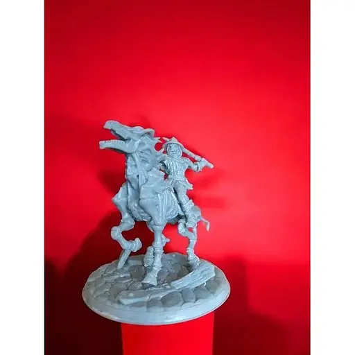 Фігурка Скелет Вершник розмір 65 мм високоякісний друк фігурка для декору ігрової кімнати - фото 3