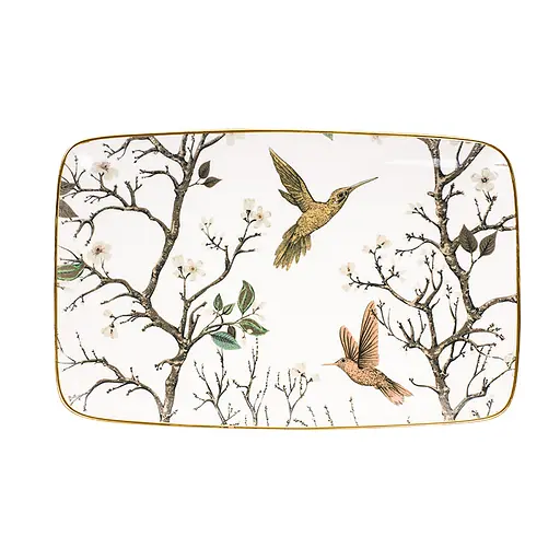 Блюдо Alba ceramic Bird 34 см (769-089) - фото 1