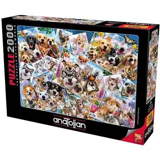 Пазл Anatolian Селфи животных коллаж 2000 эл. (3947)