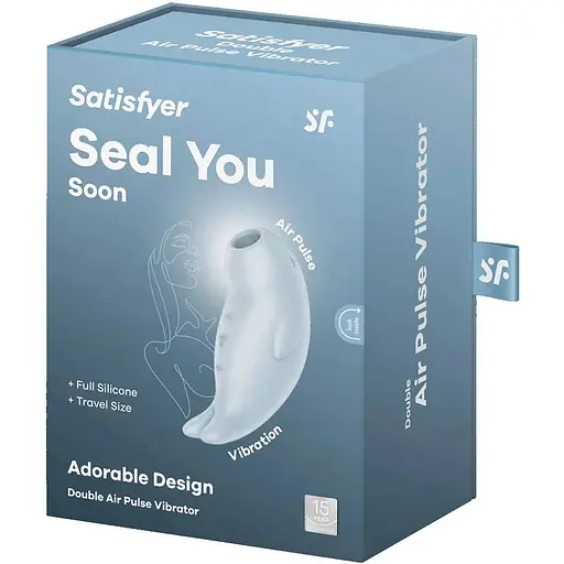 Вакуумний стимулятор із вібрацією Satisfyer Seal You Soon - фото 7