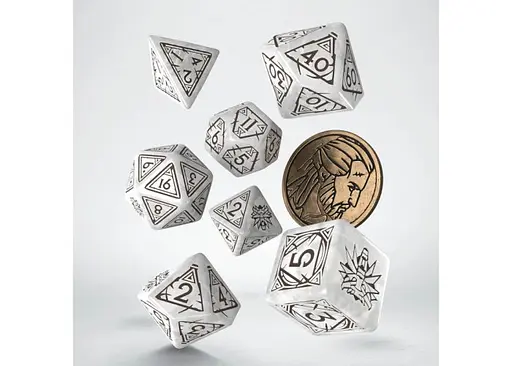 Набір кубиків The Witcher Dice Set. Geralt - The White Wolf , 7 шт. (SWGE01) - фото 2