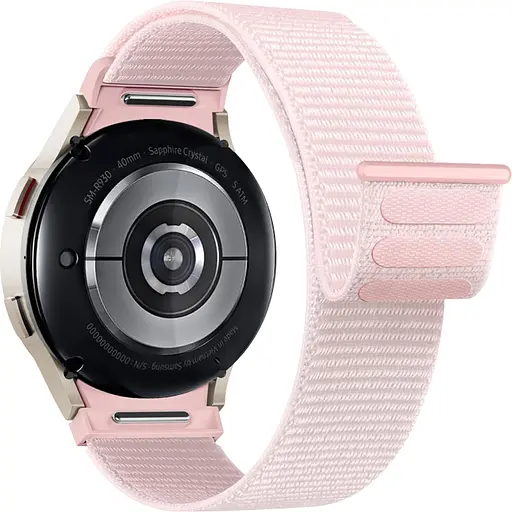 Ремешок ArmorStandart Nylon Band для Samsung Galaxy Watch 7/FE/6/6 Classic/5/5 Pro/4/4 Classic Light Pink (ARM86851) [151804]