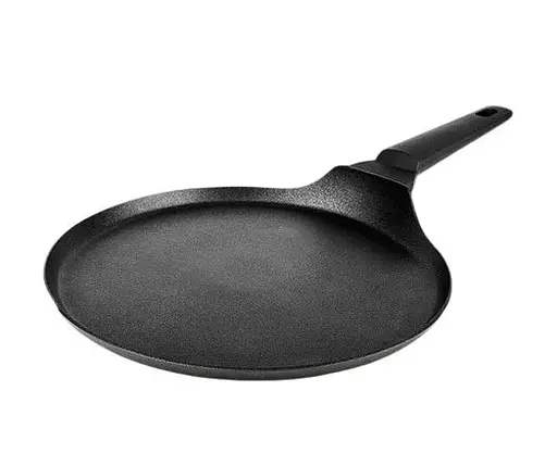 Кованая мельничная сковорода Magio MG-1169 с двойным антипригарным покрытием 24 см. - фото 1