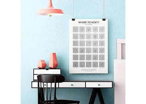 Скретч постер 1DEA.me "Where to next?" (TBWTN) - фото 2