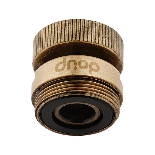 Поворотний адаптер 360° Drop CL360F-BRN для змішувача - Кут нахилу 15°, внутрішня F 22мм