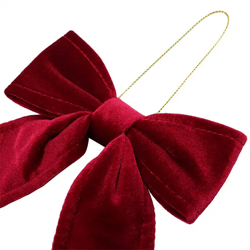 Украшение декоративное Yes! Fun Бант 12x13.5 см бордо (975090) - фото 4