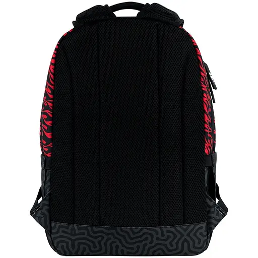 Рюкзак GoPack Teens 135M-4 Чорно-червоний (GO26-135M-4) - фото 7