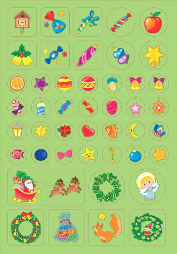 Святкові наліпки-прикрашалки. Чарівні історії - фото 3