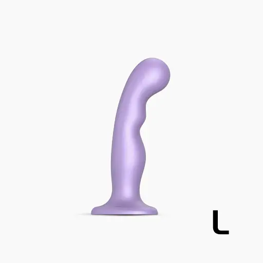 Насадка для страпона Strap-On-Me Dildo Plug P&G Lilas Metallic L - фото 2