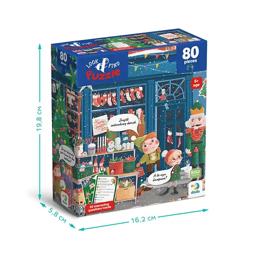 Детский пазл Ищи и находи "Зимние праздники" DoDo Toys 300663, 80 элементов - фото 7