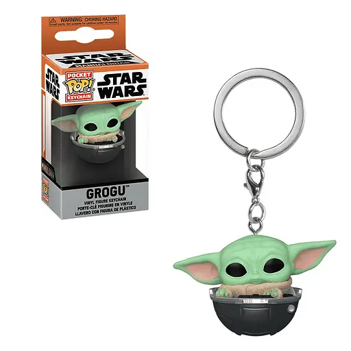 Фигурка брелок Funko Pop Звездные войны: Мандалорец Малыш Йода Star Wars The Child 4 см FP SW K G 02