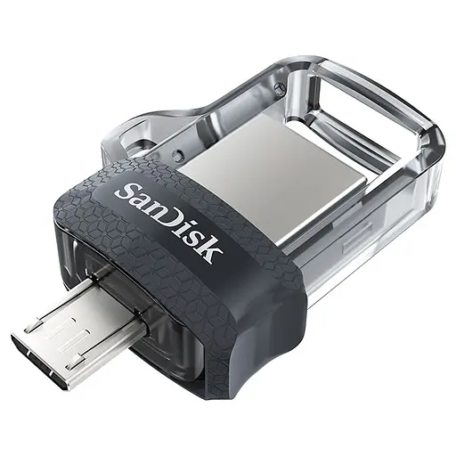 Флеш-накопичувач Sandisk USB 3.0 Ultra Dual OTG 64Gb (150 Mb/s) (SDDD3-064G-G46) - фото 4
