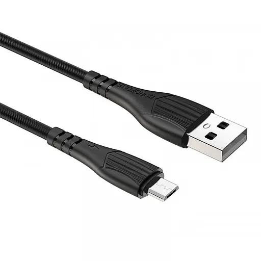Кабель Micro-USB - Borofone BX37 Wieldy 6931474720870 чорний