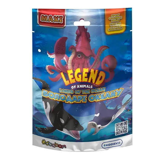 Дисплей стретч-іграшок #sbabam Володарі океану у вигляді тварини 10 шт. (168/CN23-CDU) - фото 2