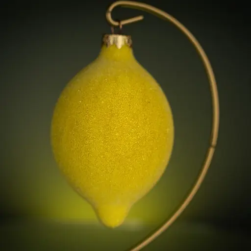 Ялинкова прикраса Різдвяні історії Лимон скло (4820001046298) - фото 4