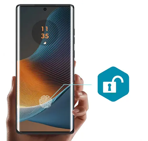 Захисне скло DK для Motorola Edge 50 Pro UV Curved 018173 clear - фото 4