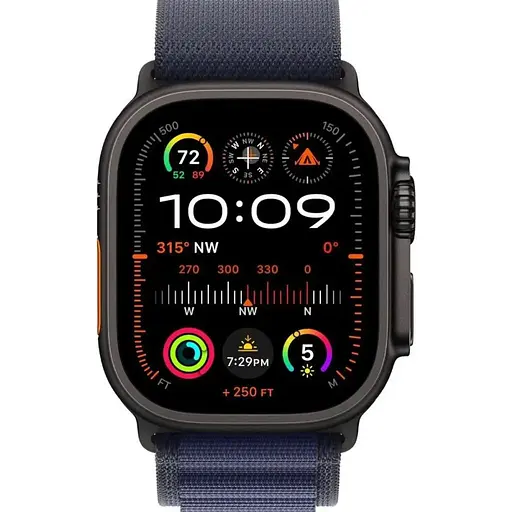 Смарт-часы Apple Watch Ultra 2 GPS+Cellular 49mm Black Titan. Case w. Навый Alpine Loop - Medium MYTF3+MYPX3 - фото 2
