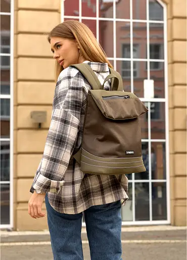 Жіночий рюкзак Sambag 37х31х14 см 000305475 - фото 2